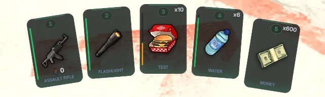 Arc hotbar layout