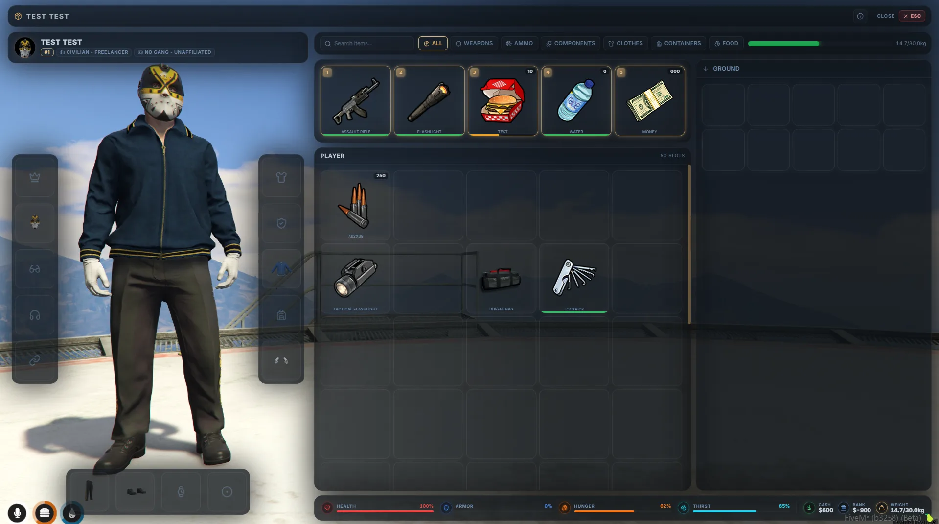 Immersive inventory layout